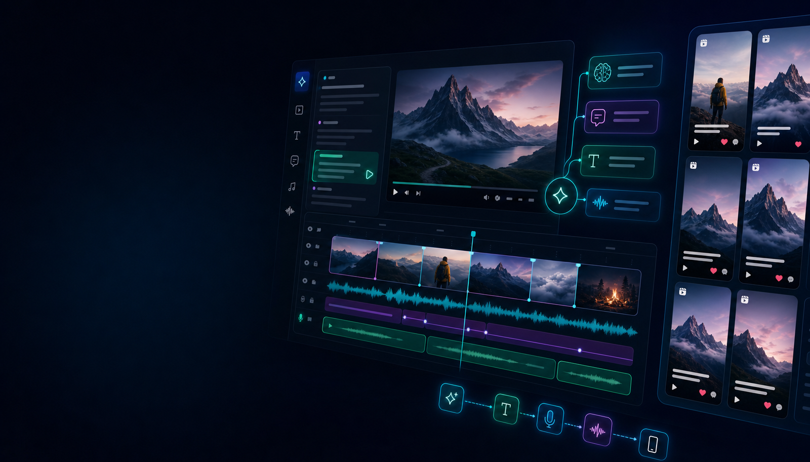 AI Video Editing: How It Works and What It Can Actually Do (2026) blog cover illustration