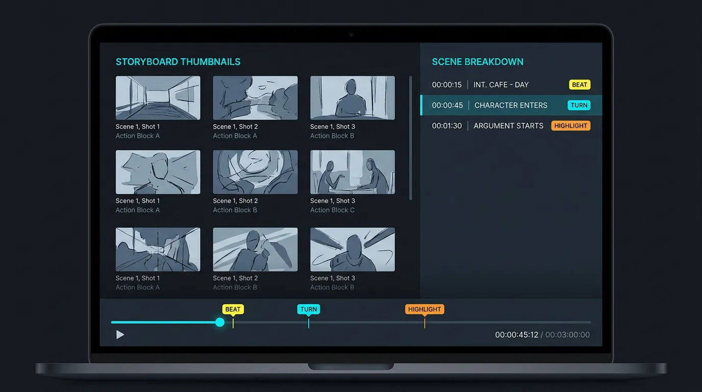 产品 Scene Breakdown 截图