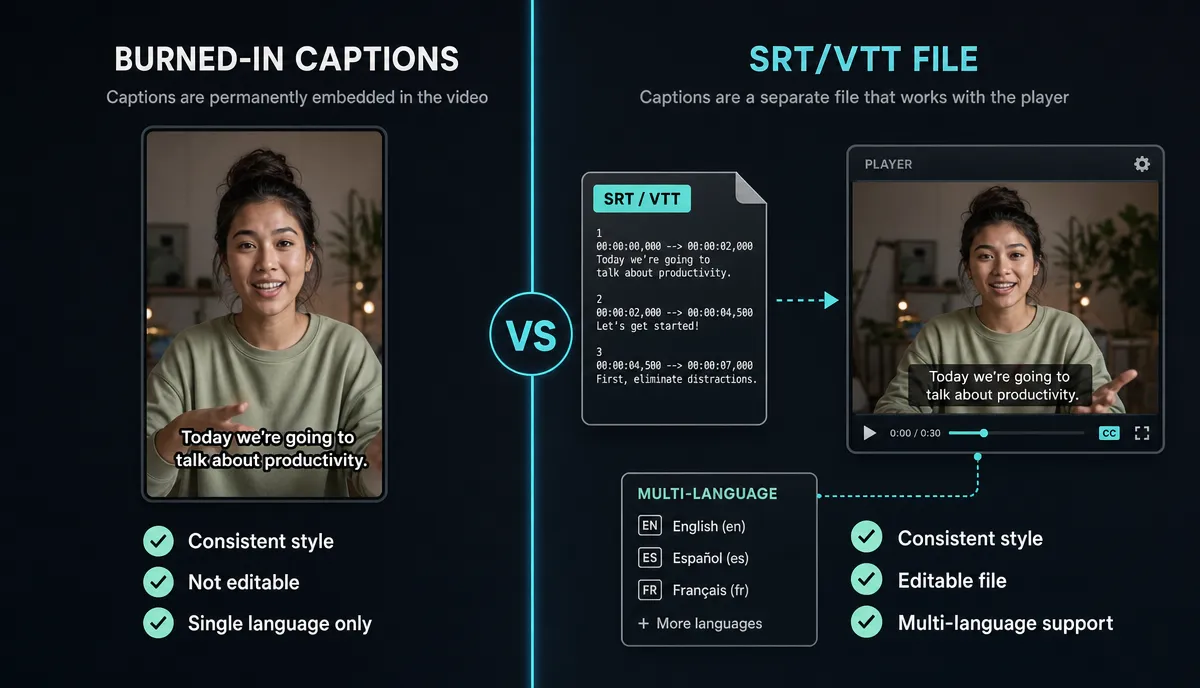烧录 vs SRT 对比示意