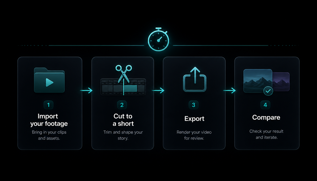 Filmora Alternatives Worth Trying in 2026 detail image: Alternative test workflow