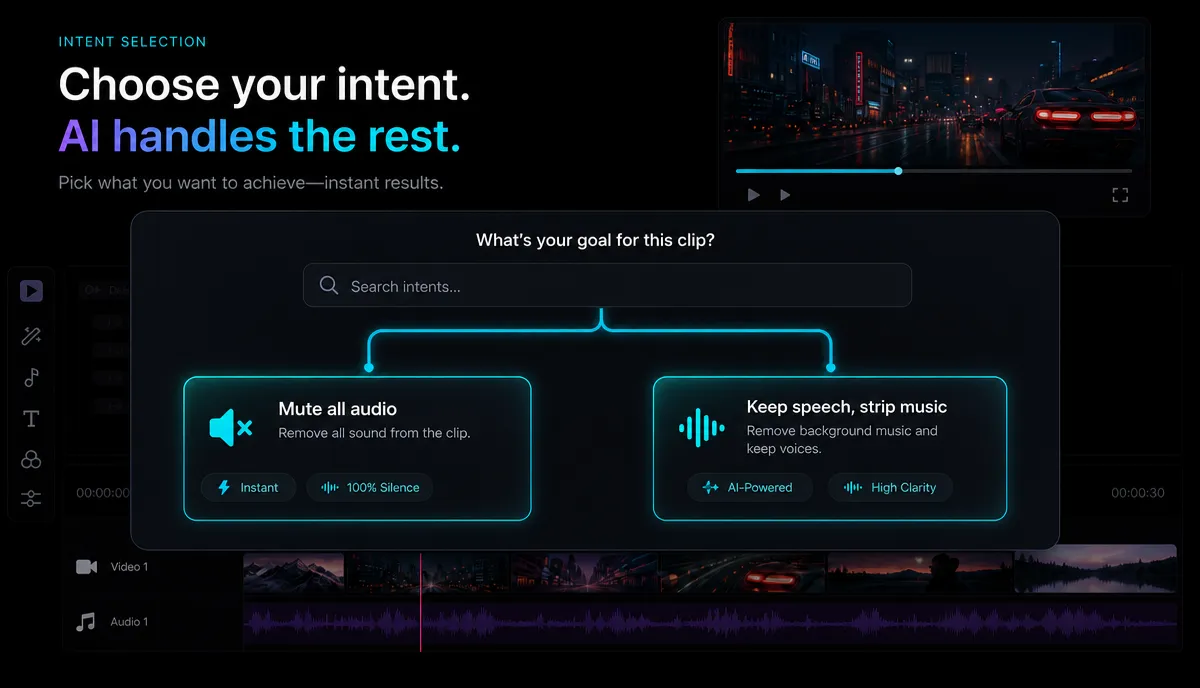 How to Remove Background Music From a Video detail image: Stem separation diagram