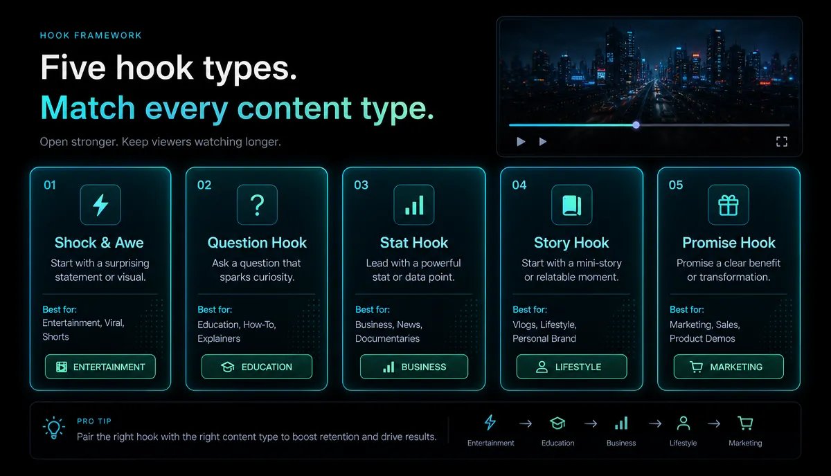 How to Write Hooks That Stop the Scroll detail image: Hook template examples