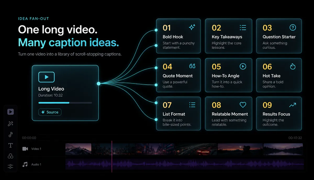 50 YouTube Shorts Ideas From Videos You Already Have detail image: 50 ideas bucket map