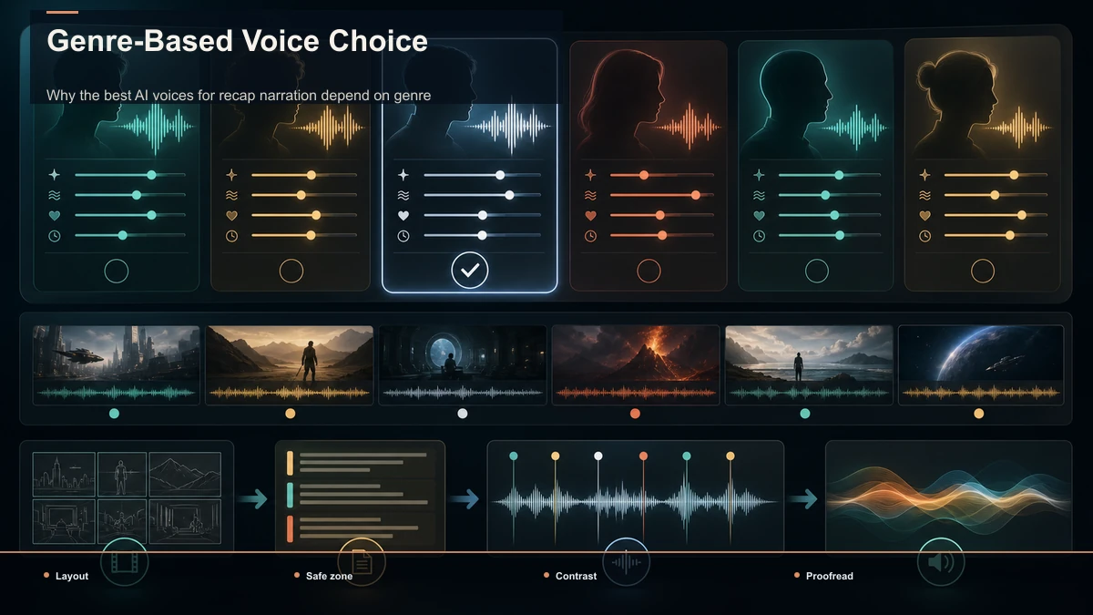 Annotated diagram for Genre-Based Voice Choice.