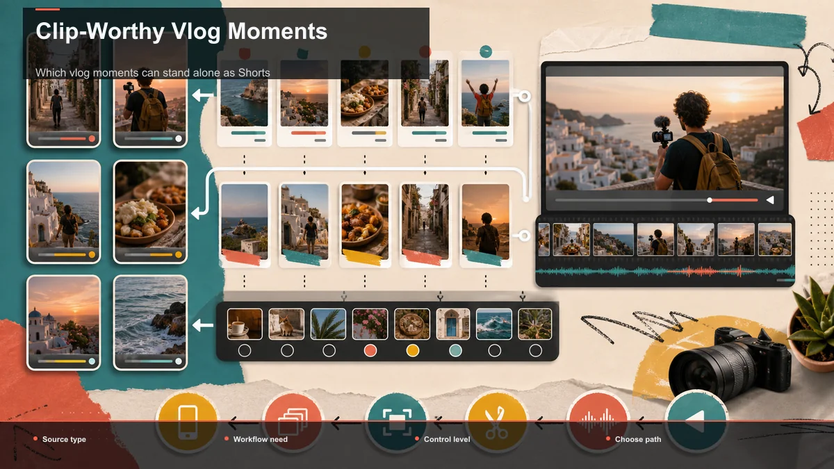 Decision tree for Clip-Worthy Vlog Moments.