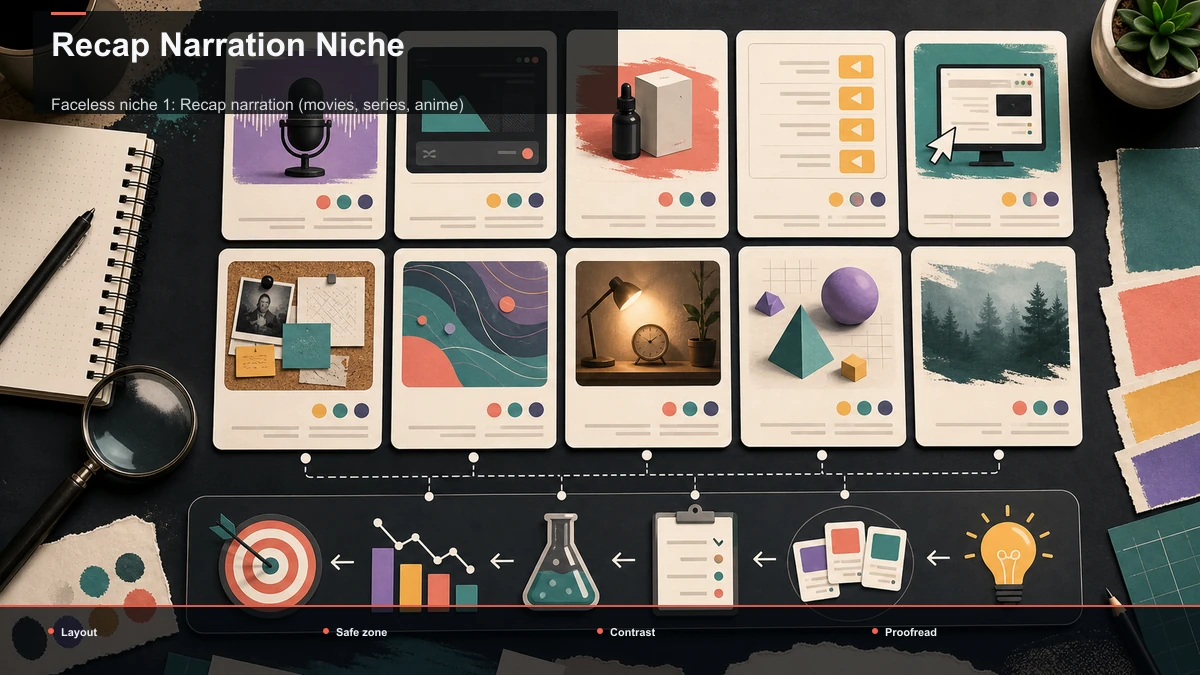 Annotated diagram for Recap Narration Niche.