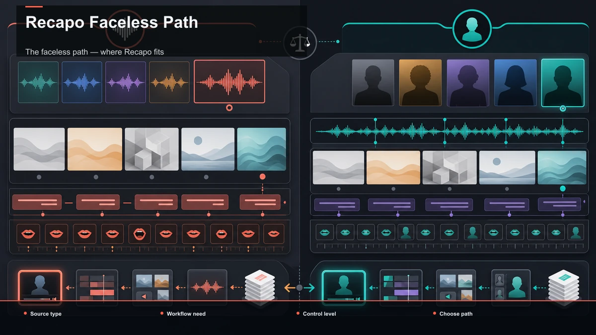 Decision tree for Recapo Faceless Path.