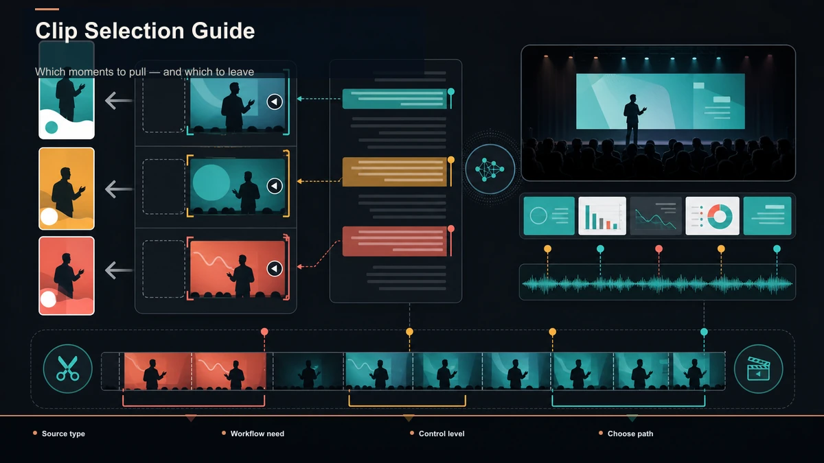 Decision tree for Clip Selection Guide.