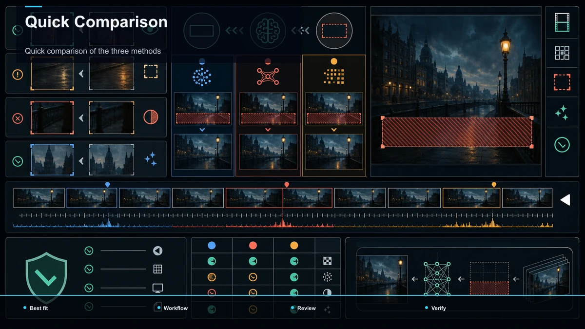 Comparison matrix for Quick Comparison; data cells are reserved for verified sources.