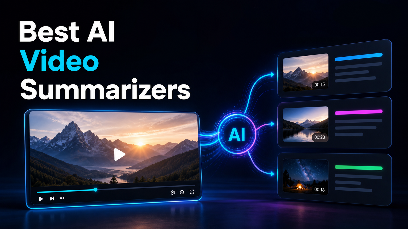 Bedste AI-videoopsummerere