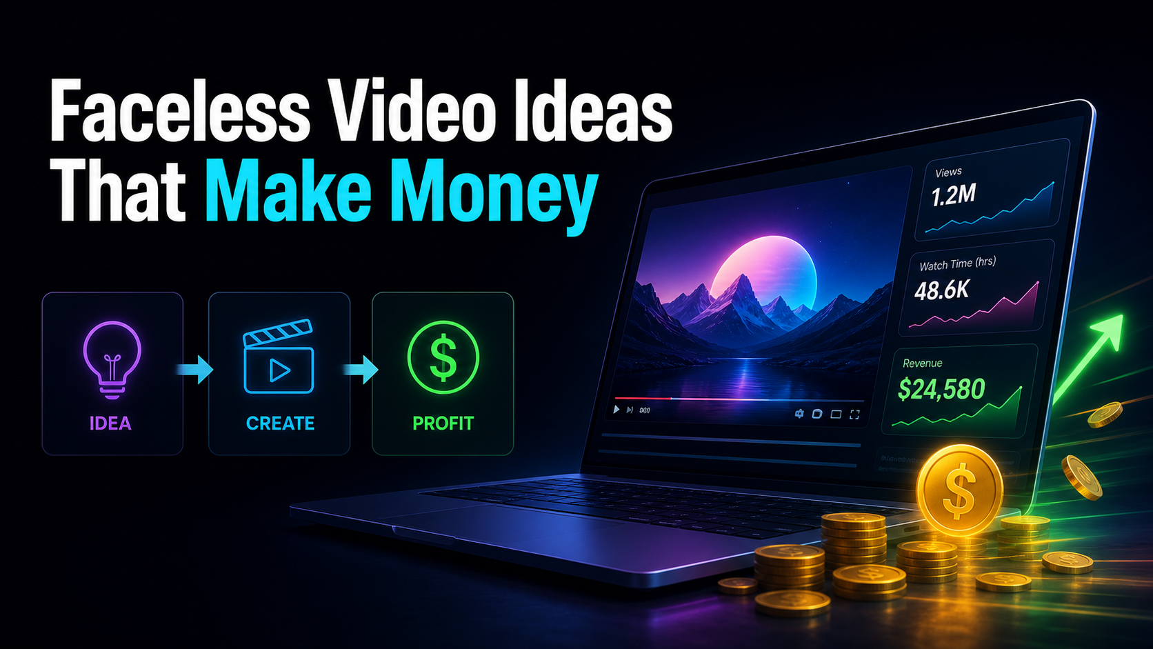 Ide Video Tanpa Wajah Dengan Jalur Pendapatan untuk Diuji