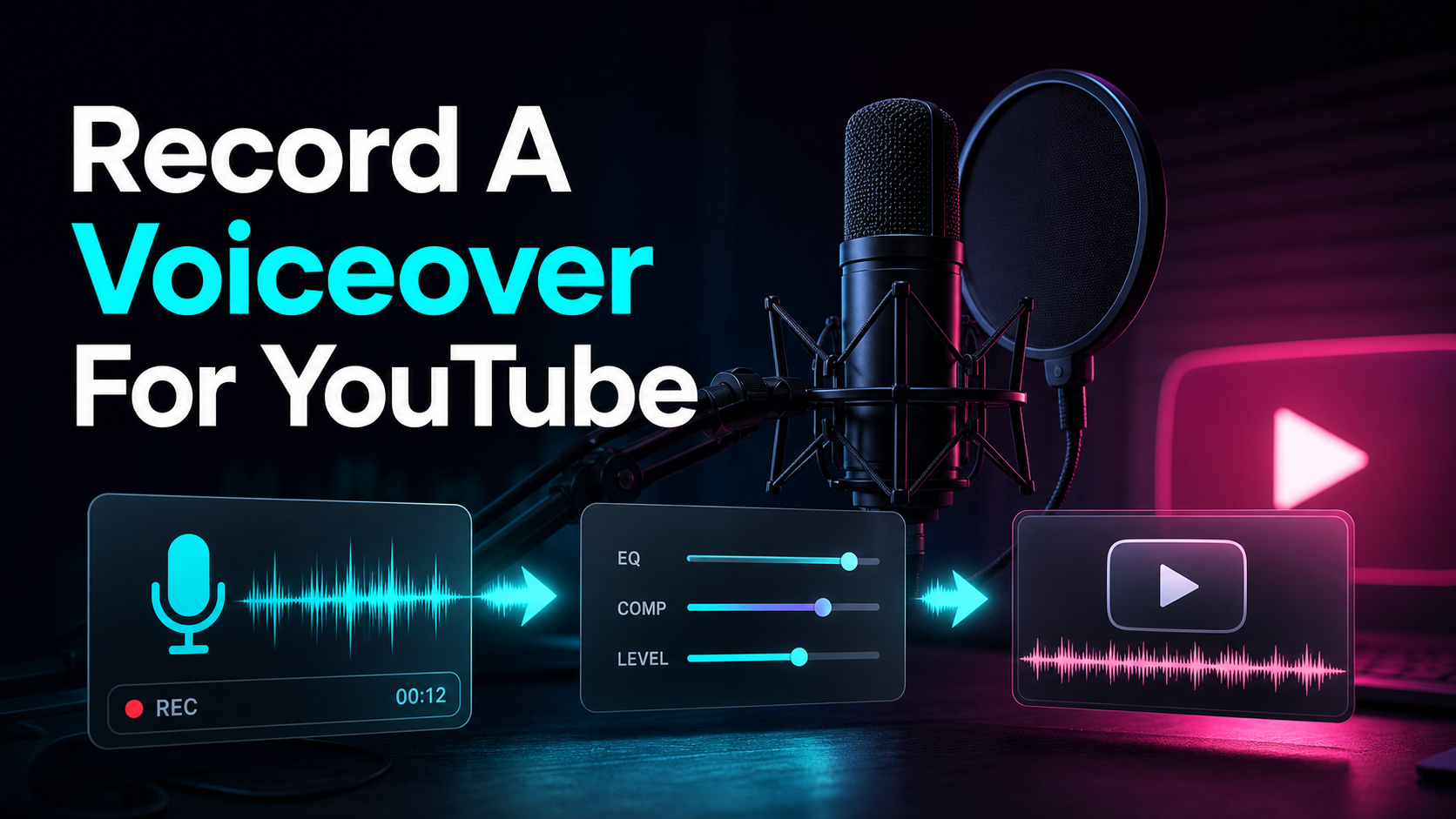 Come registrare una voce fuori campo per YouTube