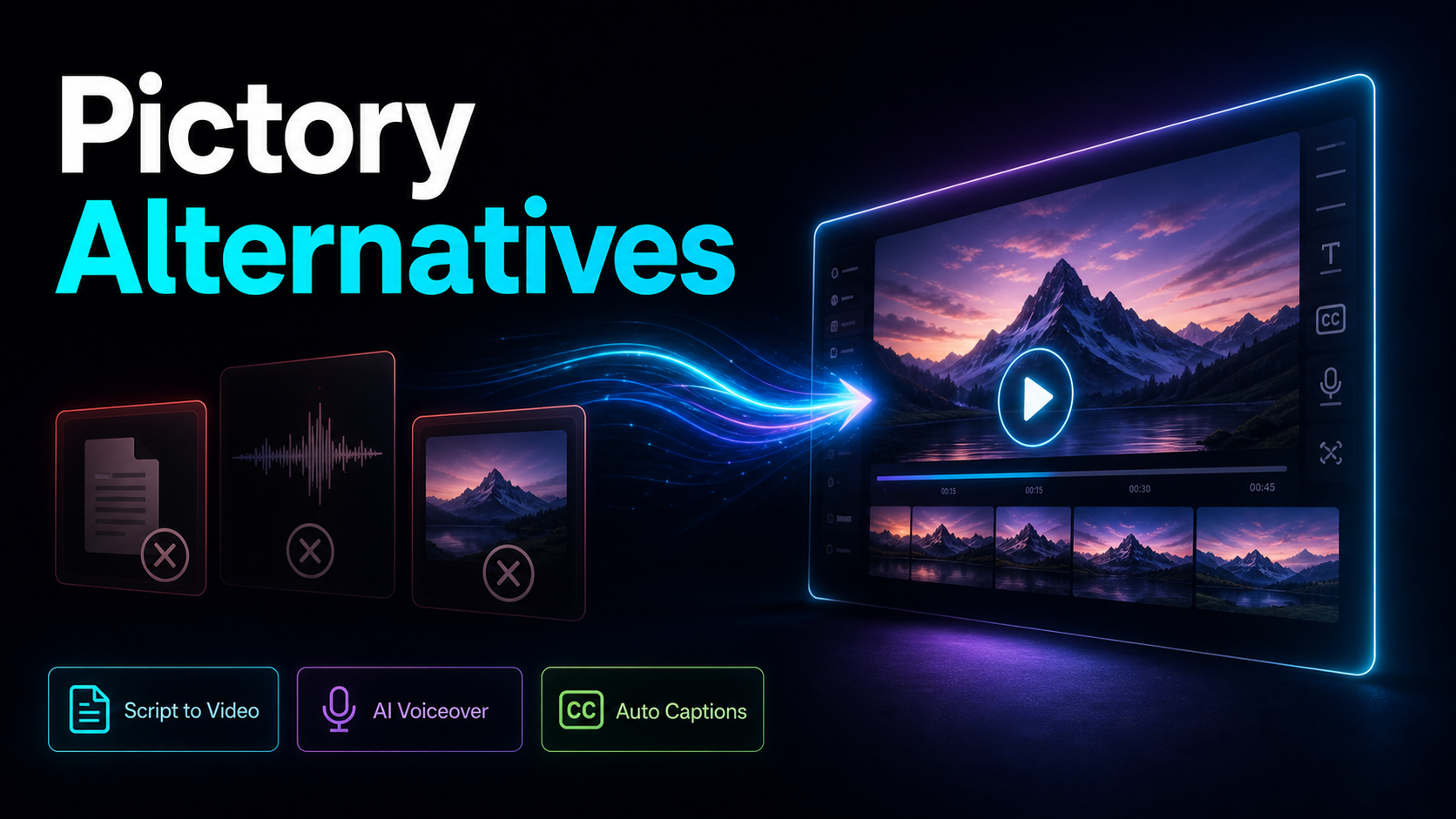 Pictory-alternativer til script-til-video (2026)