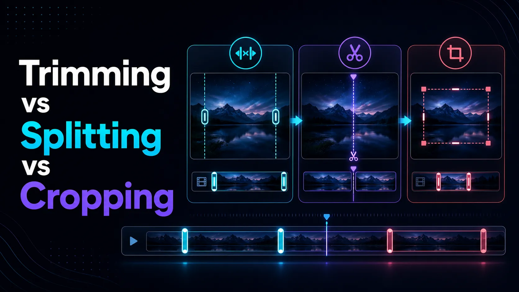Differences between video cropping, splitting, and cropping: Recapo workflow guide cover