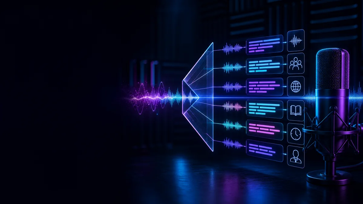 Explanatory visual for audio transcription accuracy