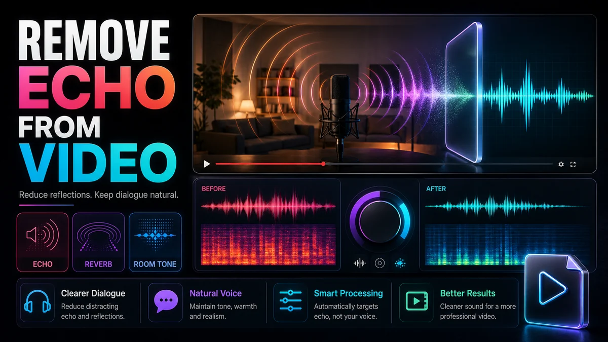 How to Remove Echo from a Video Recording
