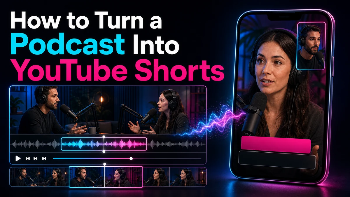 How to Turn a Podcast Into YouTube Shorts