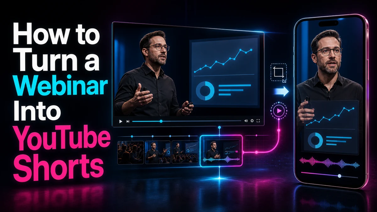 How to Turn a Webinar Into YouTube Shorts