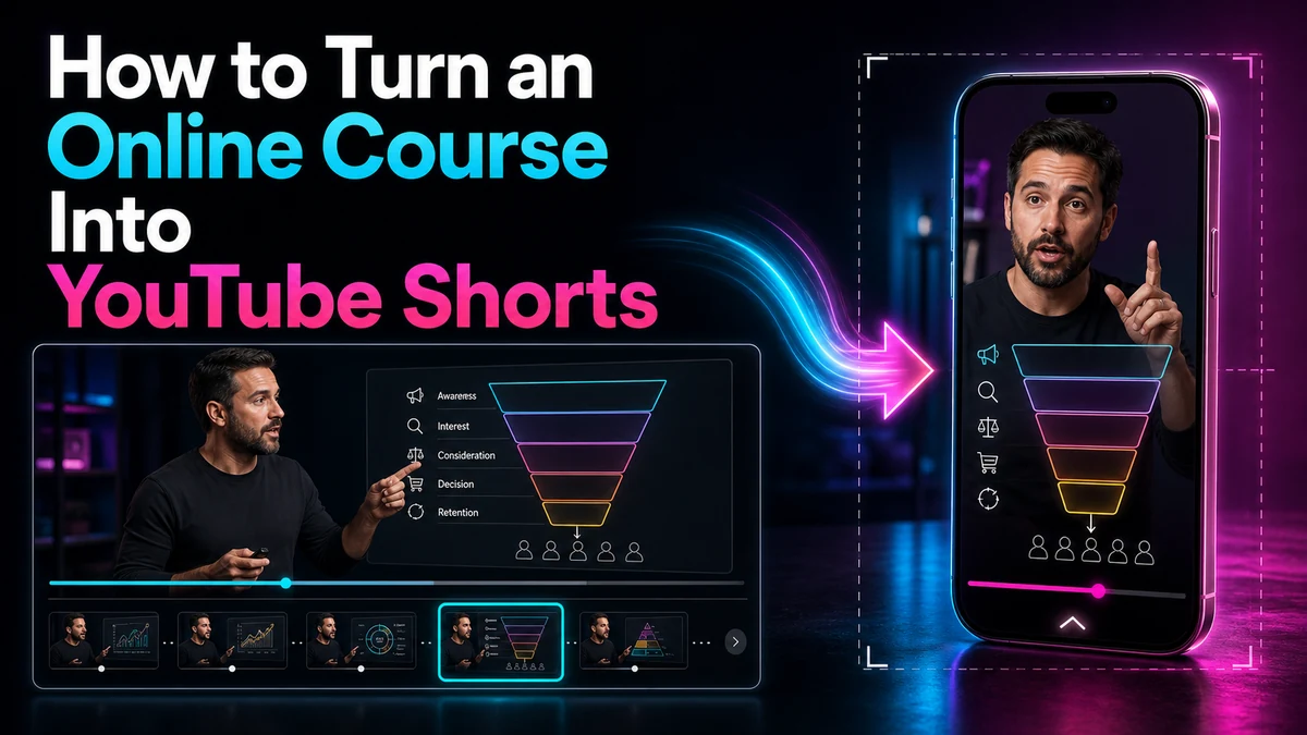 How to Turn an Online Course Into YouTube Shorts