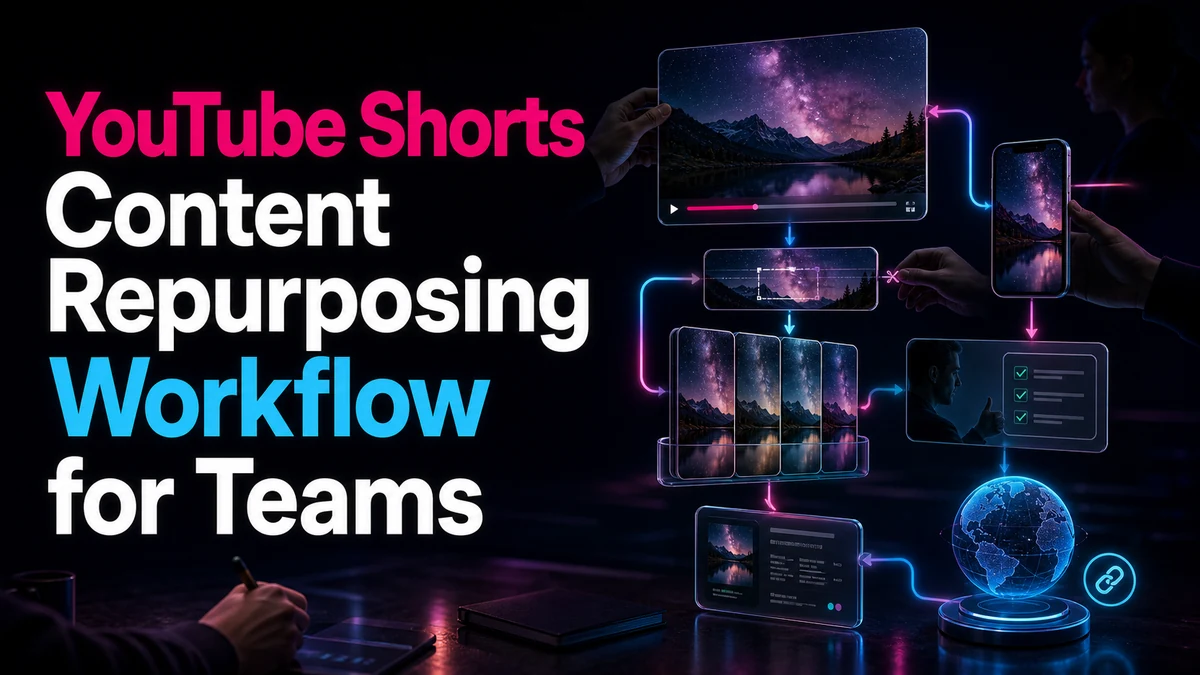 YouTube Shorts Content Repurposing Workflow for Teams