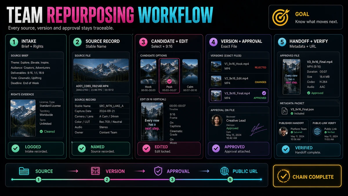 Key Takeaways — YouTube Shorts Content Repurposing Workflow for Teams