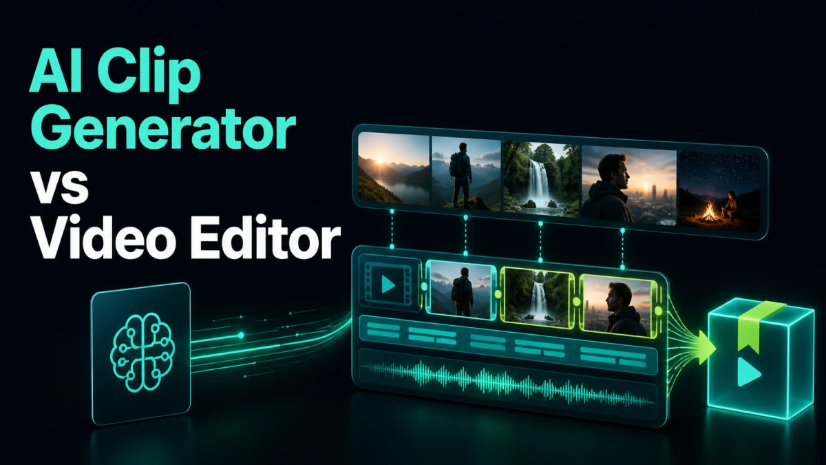 KI-Clip-Generator oder KI-Video-Editor: Welchen sollten Sie verwenden?