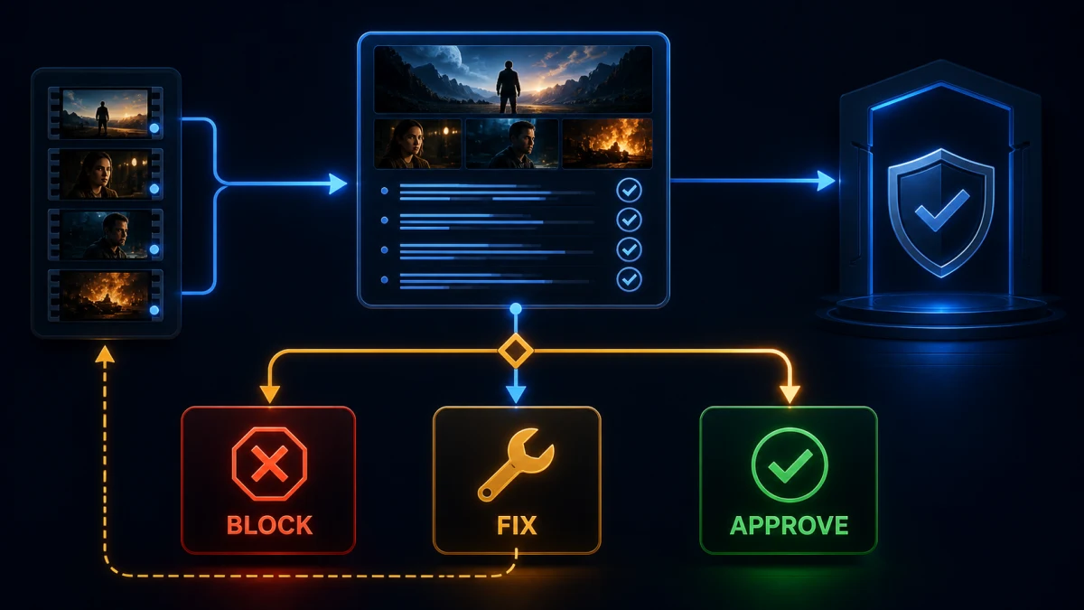 Lista de control de calidad de resúmenes de películas con IA: qué revisar antes de publicar