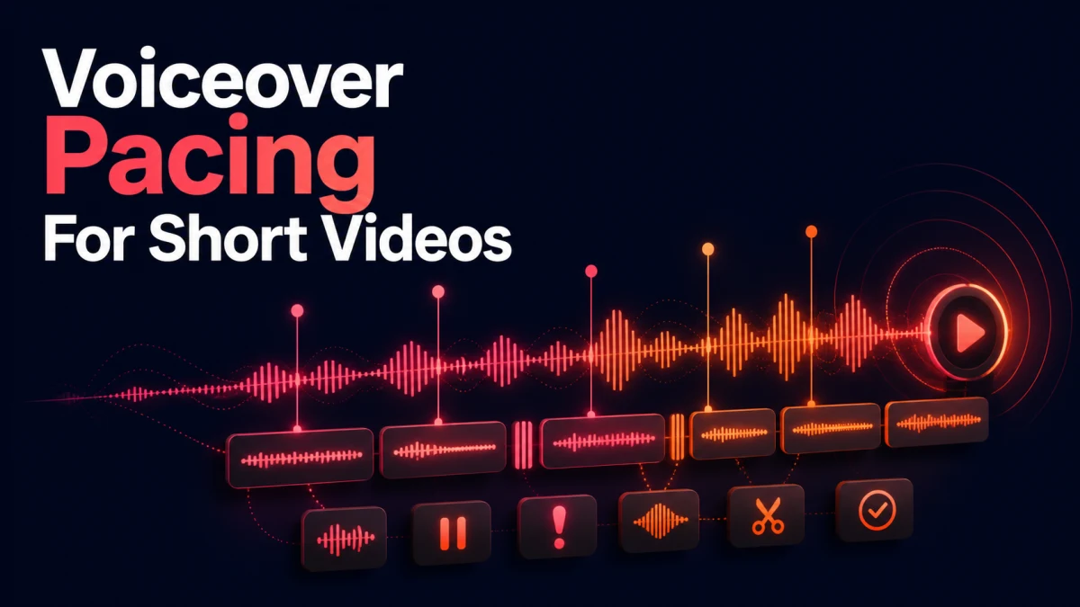 Voiceover Pacing for Short Videos: Speed, Pauses, and Emphasis