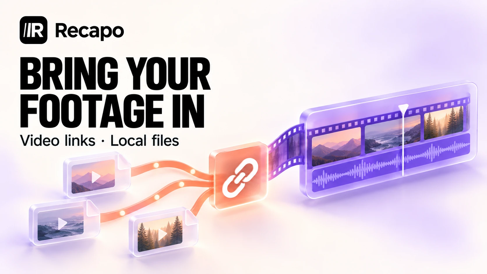 Liên kết và tệp tư liệu đi vào dự án video